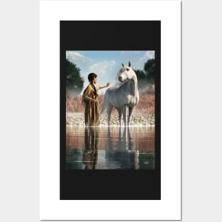 Taming the White Mustang Posters and Art